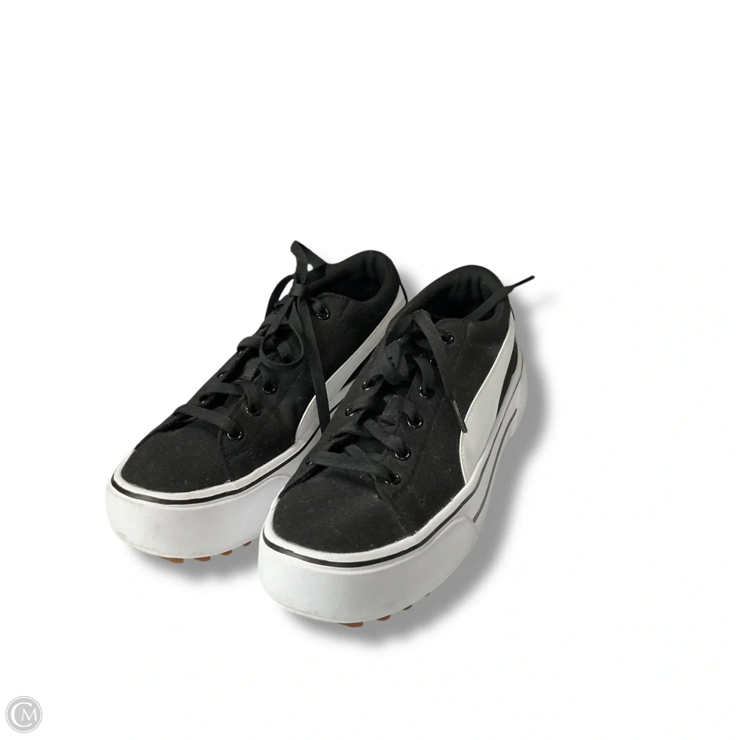 Shoes Sneakers Platform By Puma In Black & White, Size: 9.5