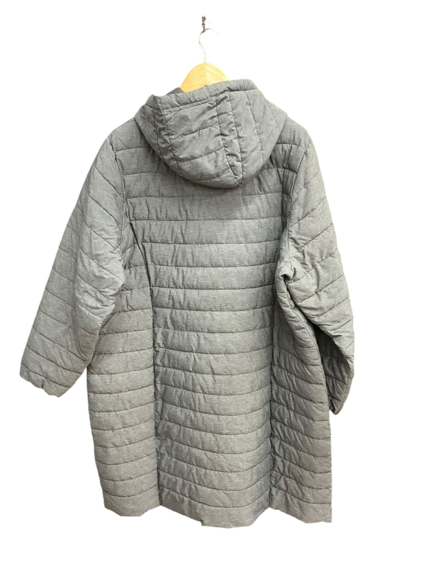 Coat Parka By Torrid In Grey, Size: 3x