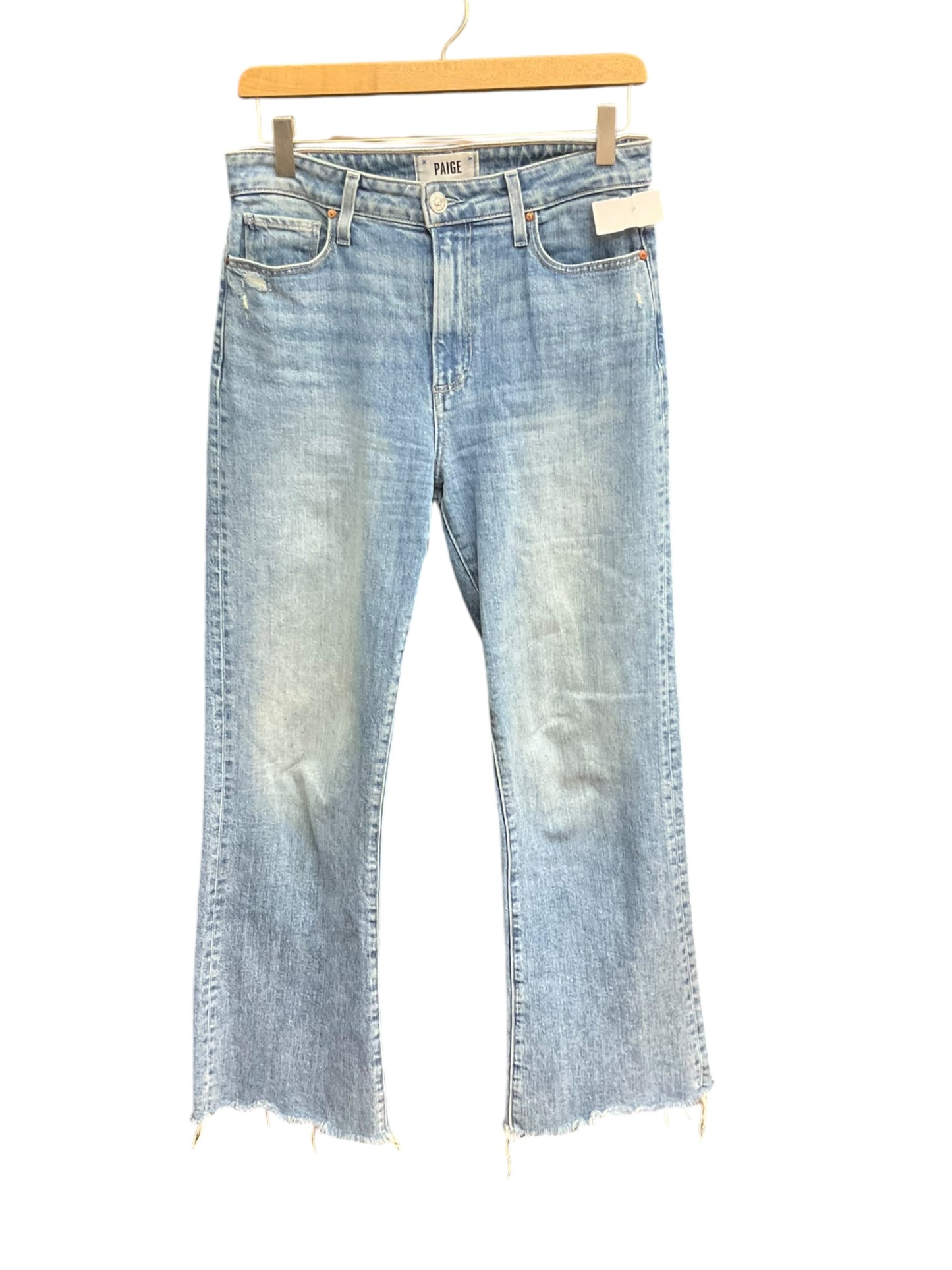 Jeans Skinny By Paige In Blue Denim, Size: 4