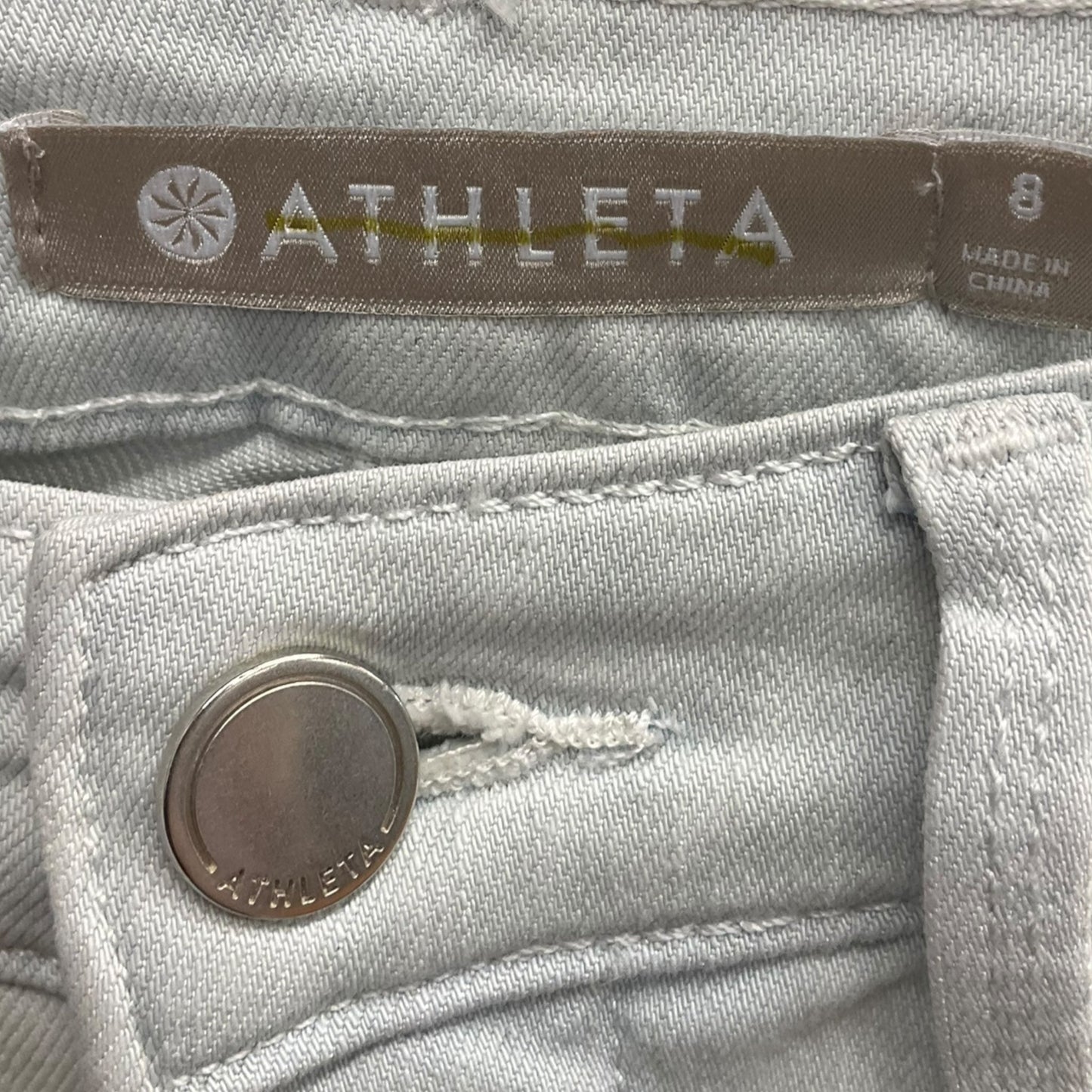 Jeans Skinny By Athleta In Blue Denim, Size: 8