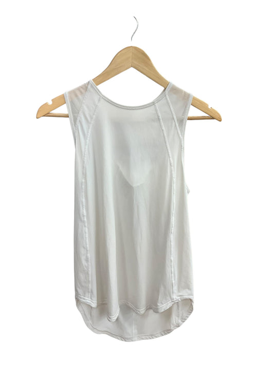 Athletic Tank Top By Lululemon In White, Size: M