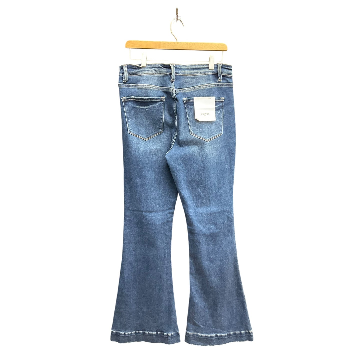 Jeans Boot Cut By Vervet In Blue Denim, Size: 12