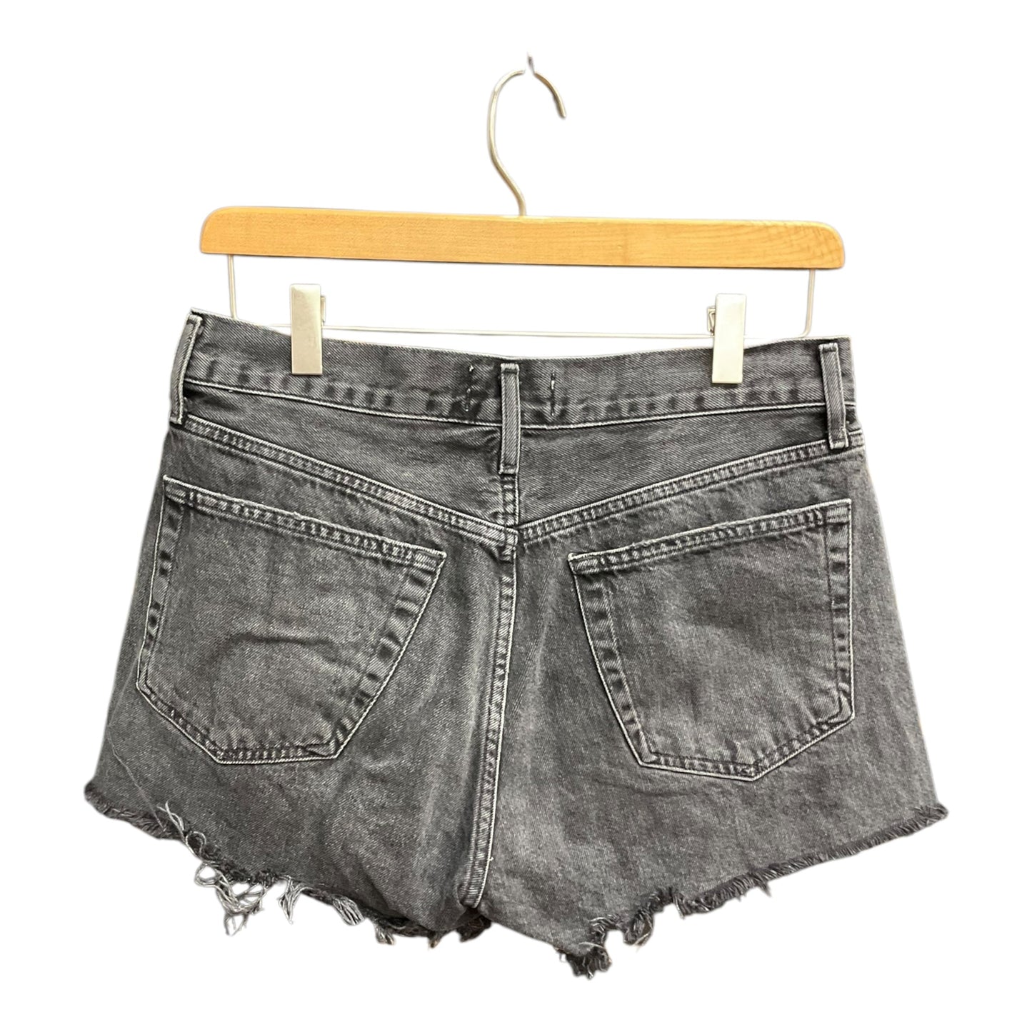 Shorts By Agolde In Black Denim, Size: 2