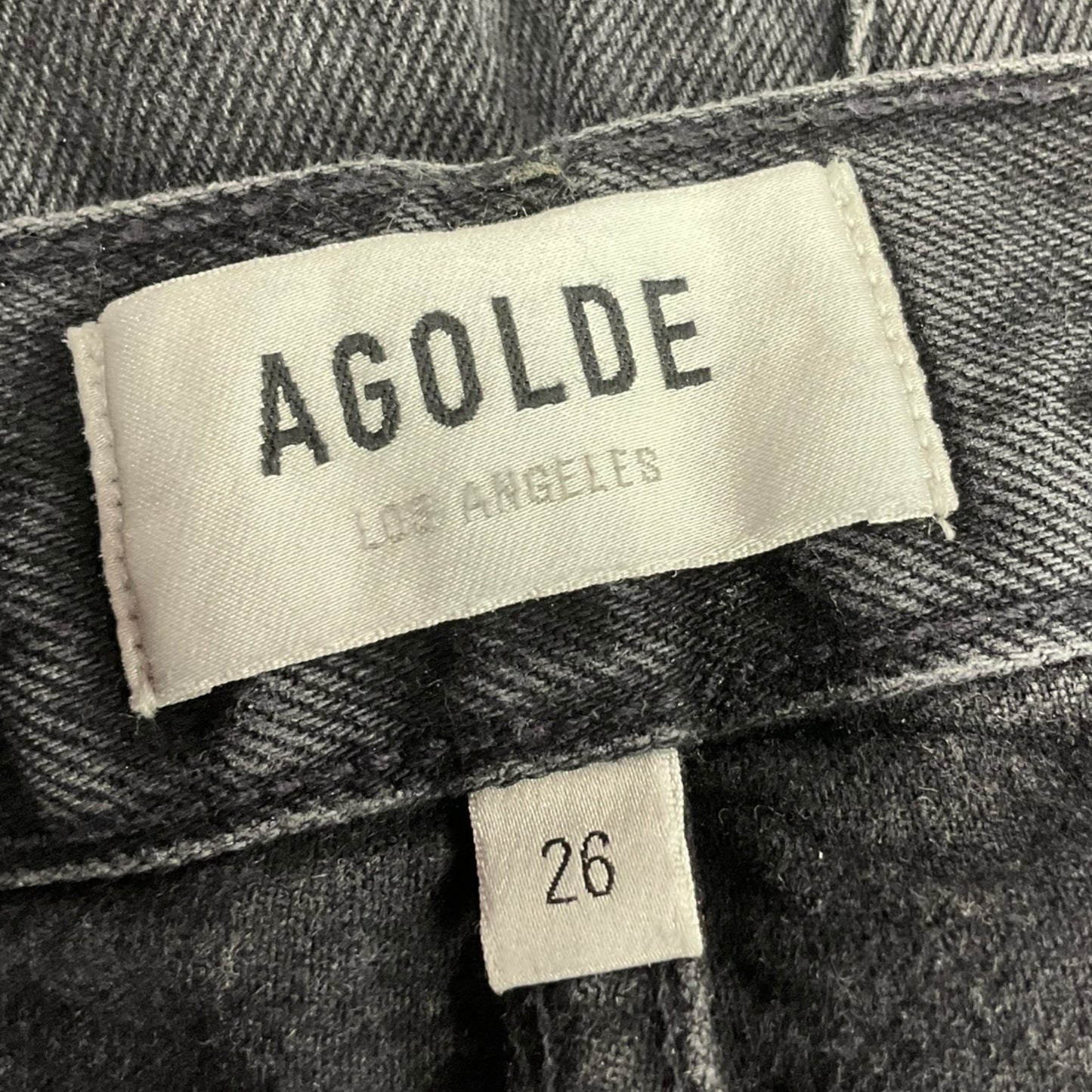 Shorts By Agolde In Black Denim, Size: 2