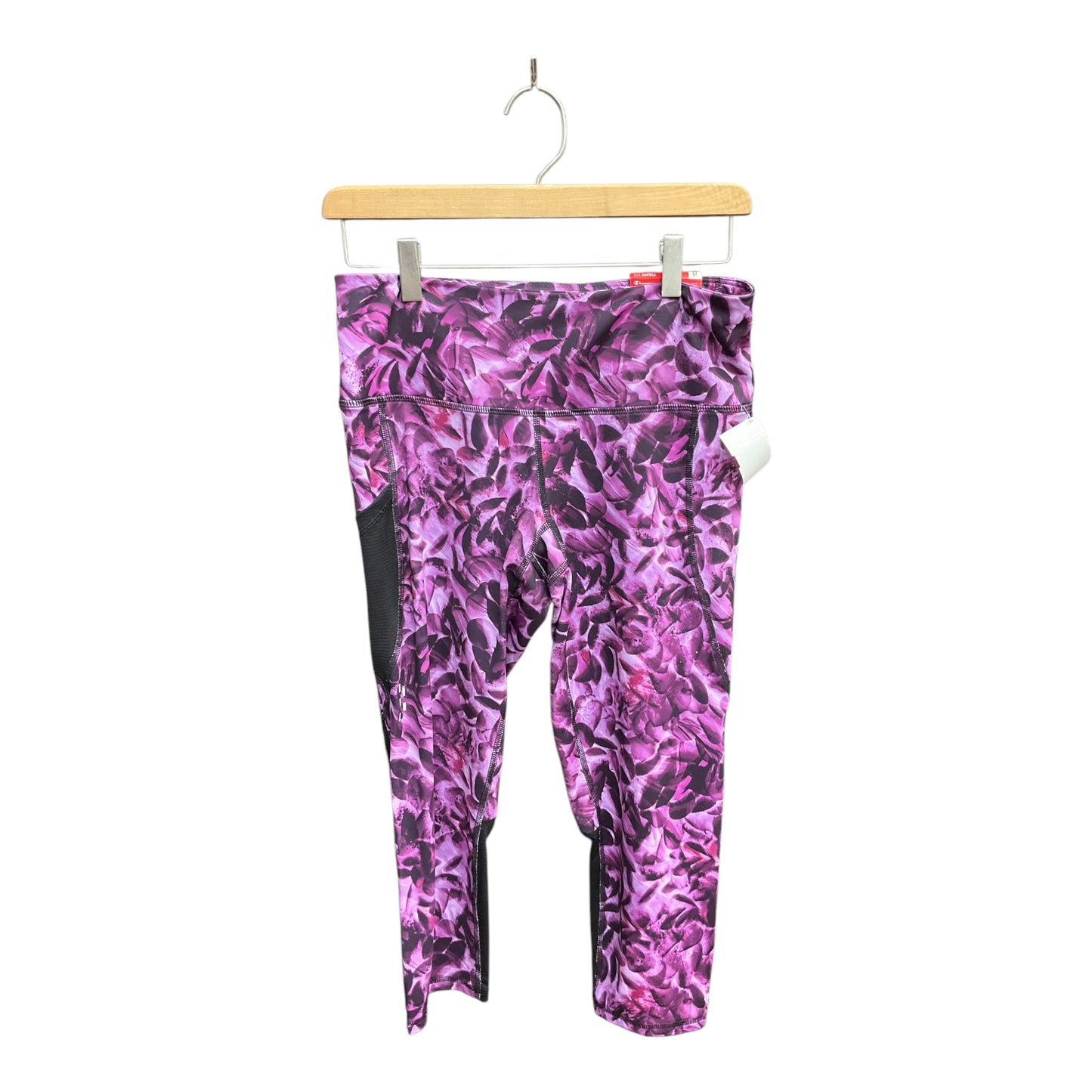 Athletic Leggings Capris By Champion In Purple, Size: M