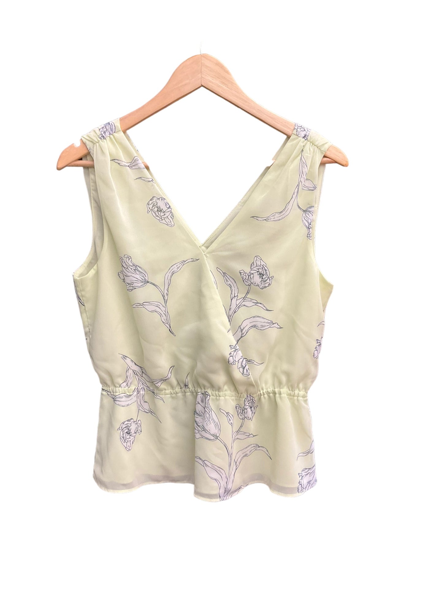 Floral Print Top Sleeveless Banana Republic, Size S