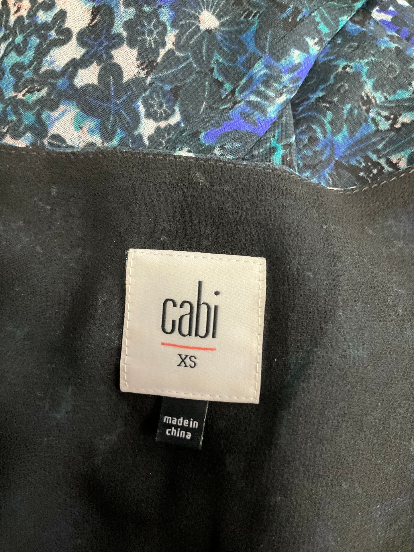 Dress Casual Short By Cabi In Floral Print, Size: Xs