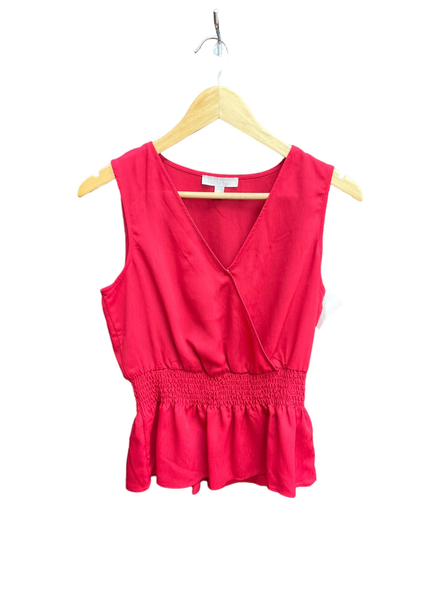 Red Top Sleeveless Chelsea 28, Size S