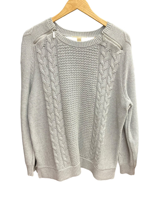 Sweater By Michael By Michael Kors In Grey, Size: Xl