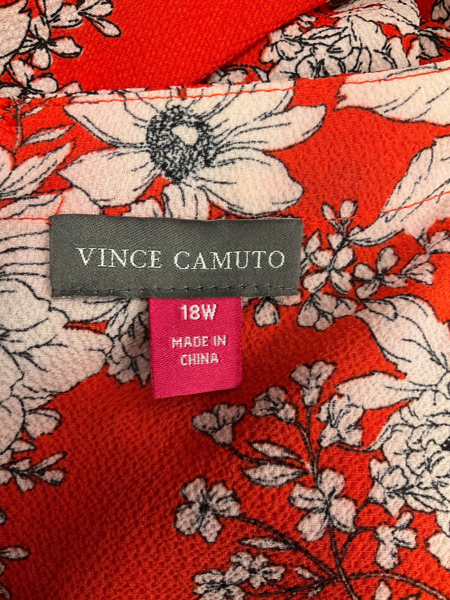 Jumpsuit By Vince Camuto In Floral Print, Size: 1x