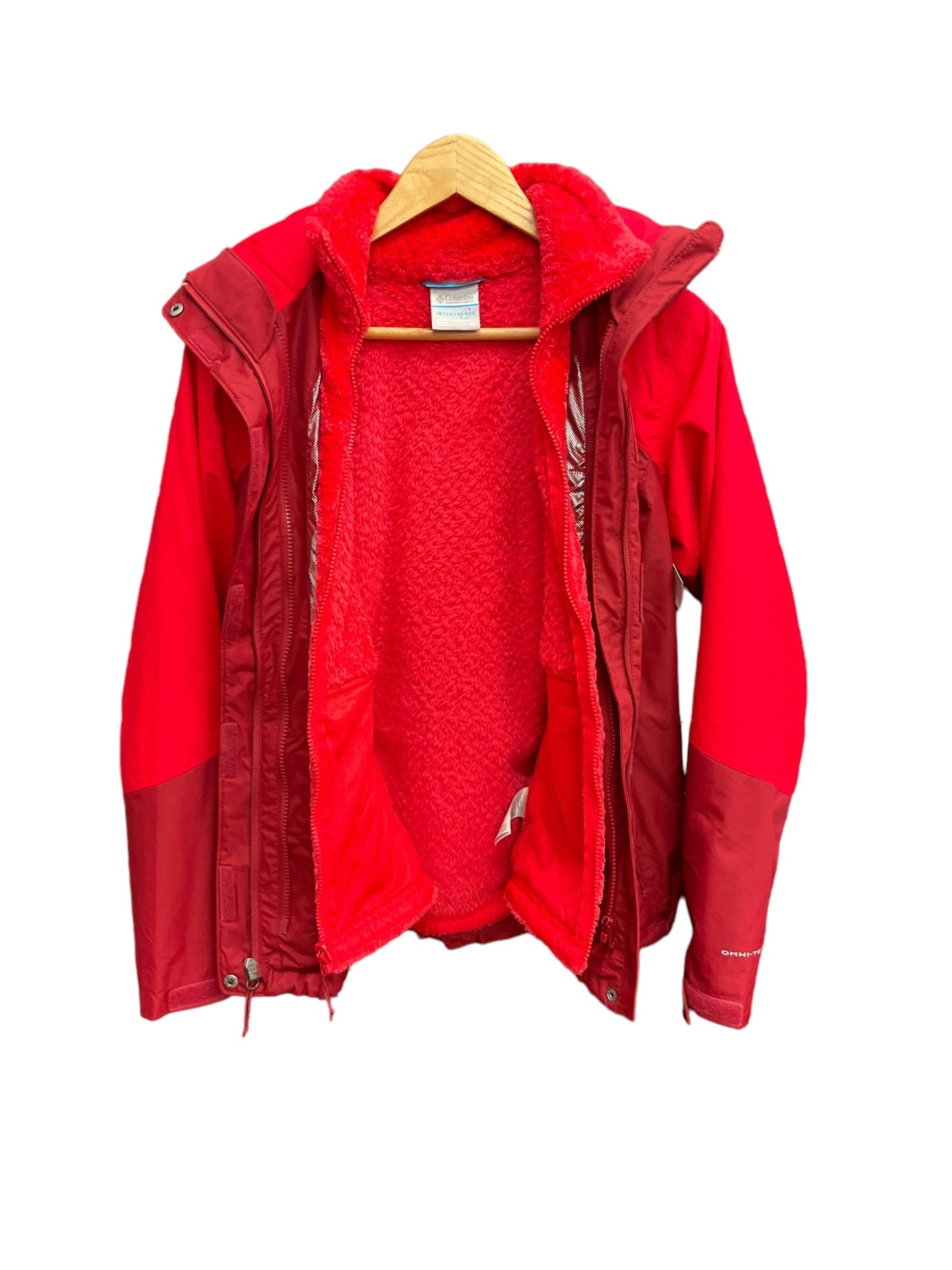 Coat Parka By Columbia In Red, Size: Xs