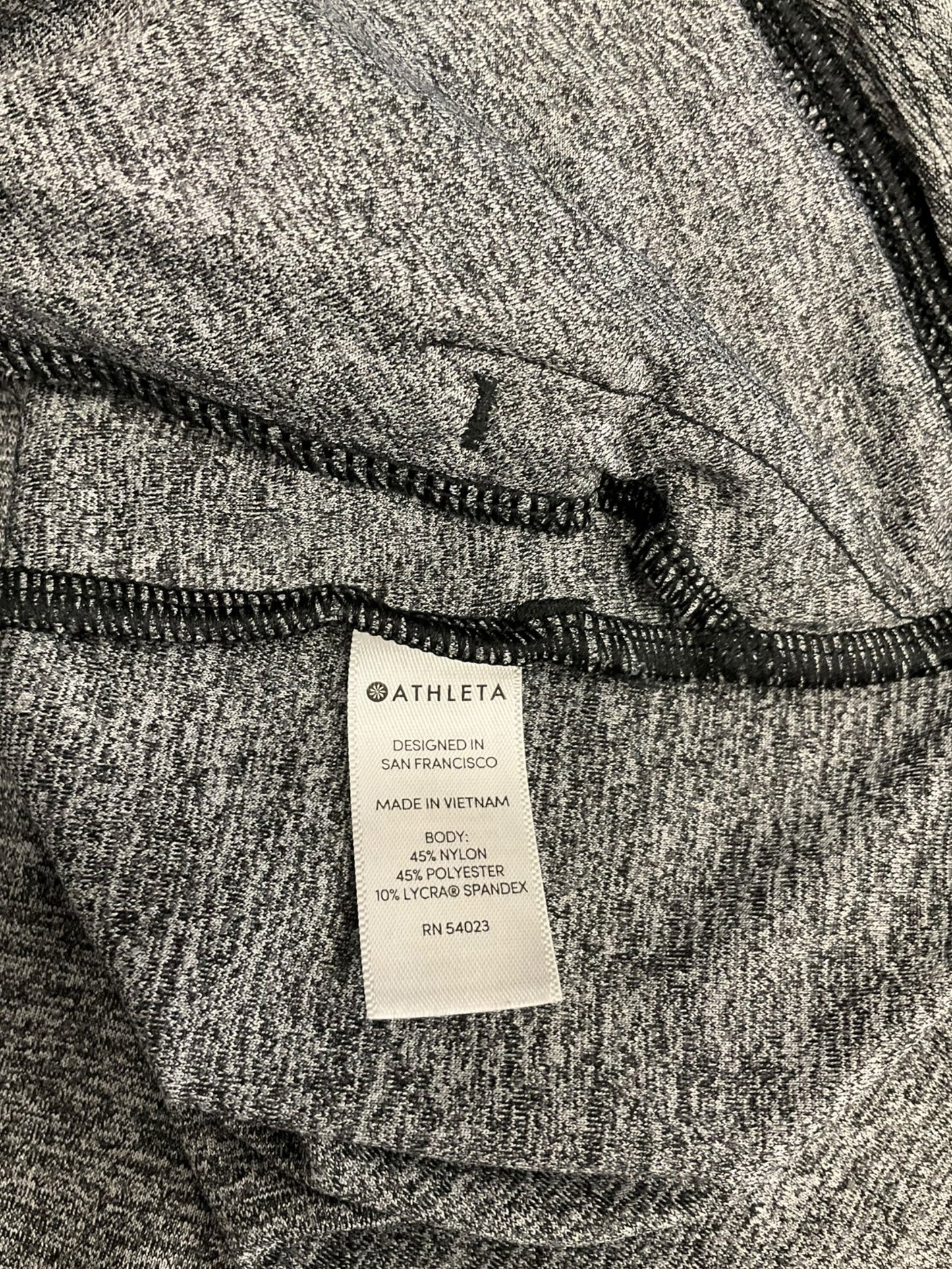 Athletic Jacket By Athleta In Grey, Size: S