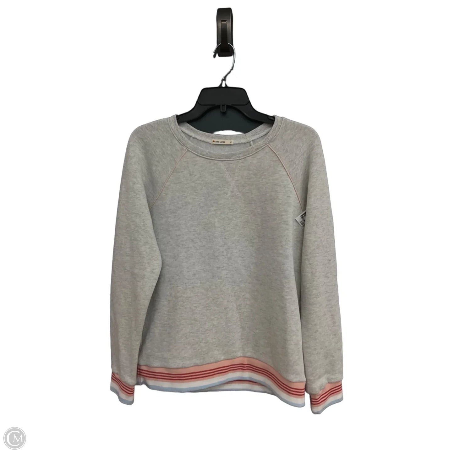 Top Long Sleeve By Marine Layer In Grey, Size: M