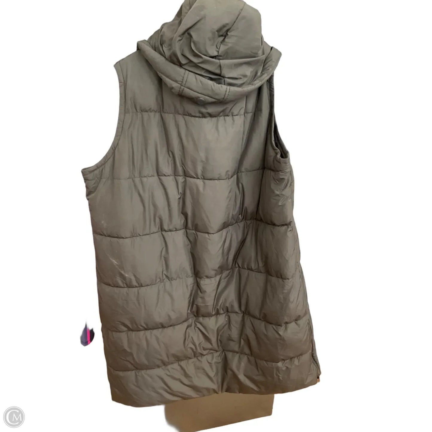 Vest Puffer & Quilted By Talbots In Black, Size: 2x