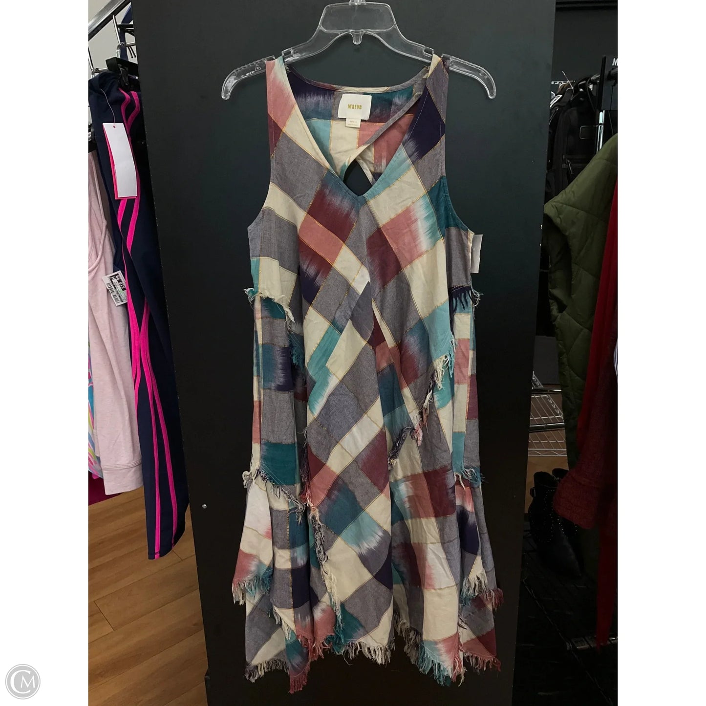 Dress Casual Short By Maeve In Checkered Pattern, Size: S