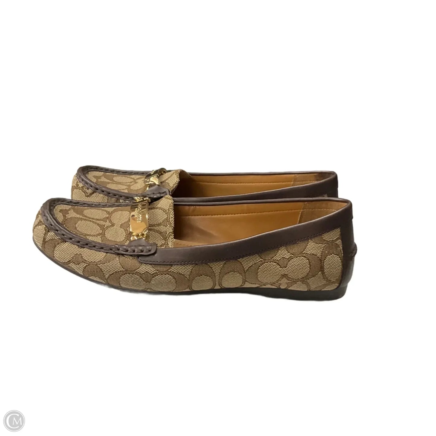 Shoes Designer By Coach In Tan, Size: 9.5