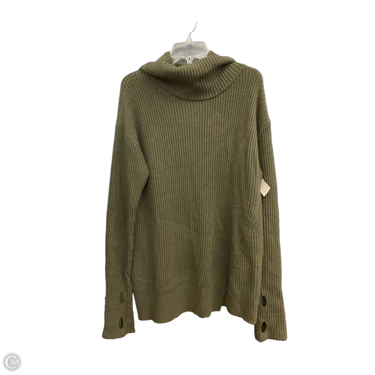 Sweater By Clothes Mentor In Green, Size: 1x