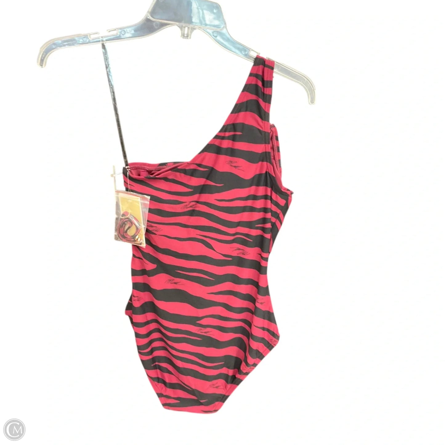 Swimsuit By Michael By Michael Kors In Black & Red, Size: S