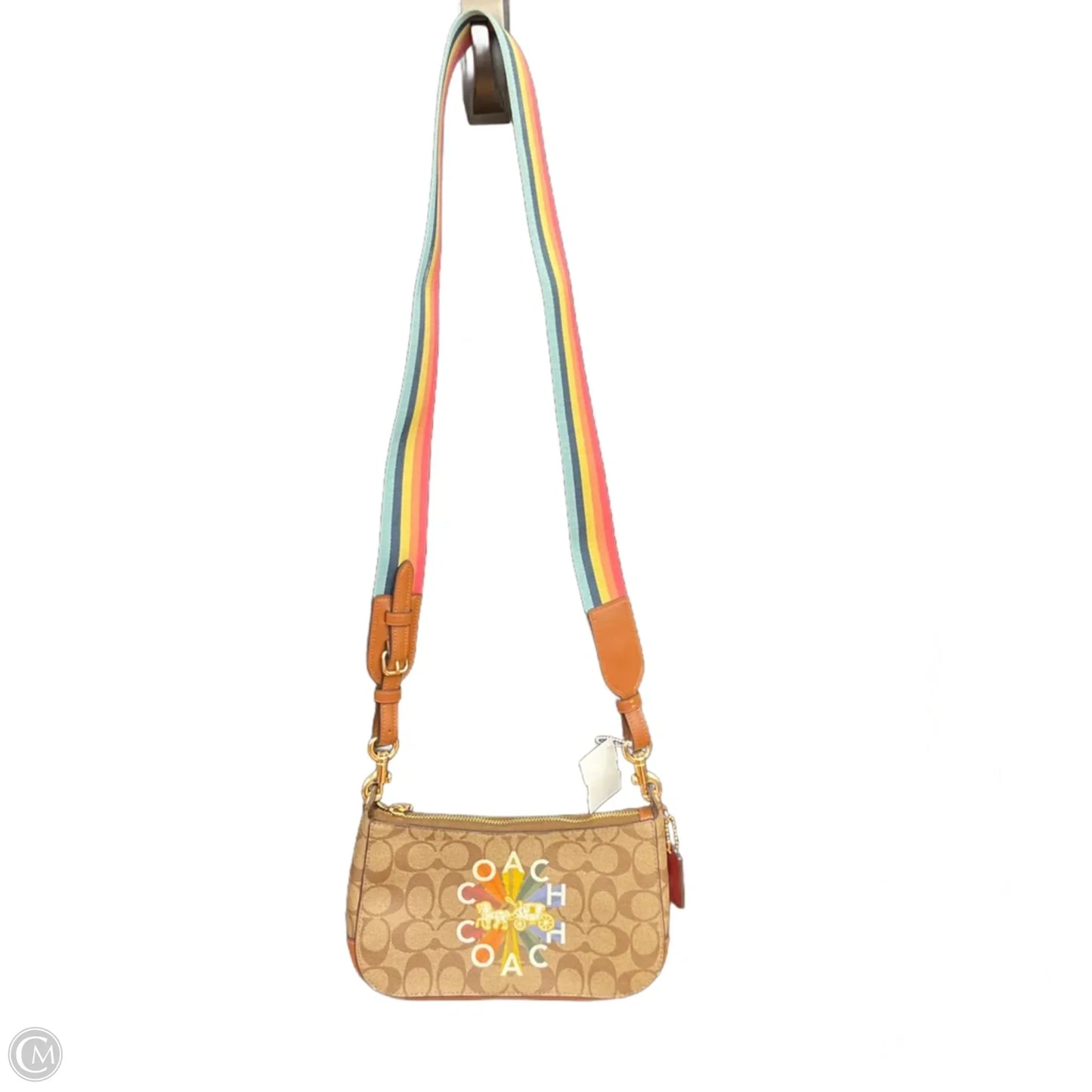 Crossbody Designer By Coach, Size: Medium