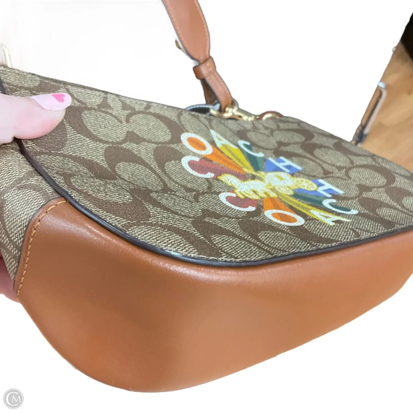 Crossbody Designer By Coach, Size: Medium