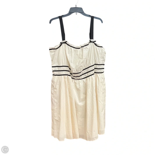 Dress Casual Midi By Torrid In Black & White, Size: 3x