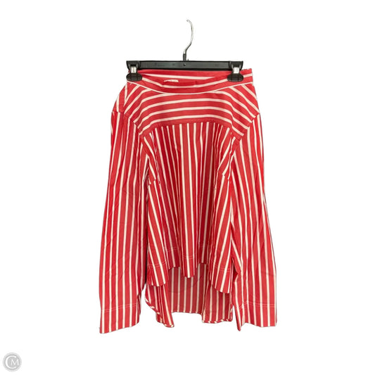 Top Long Sleeve By J. Crew In Striped Pattern, Size: L