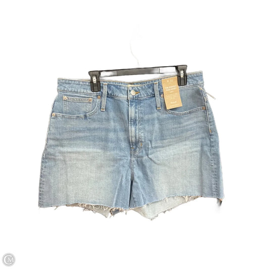 Shorts By Madewell In Blue Denim, Size: 14