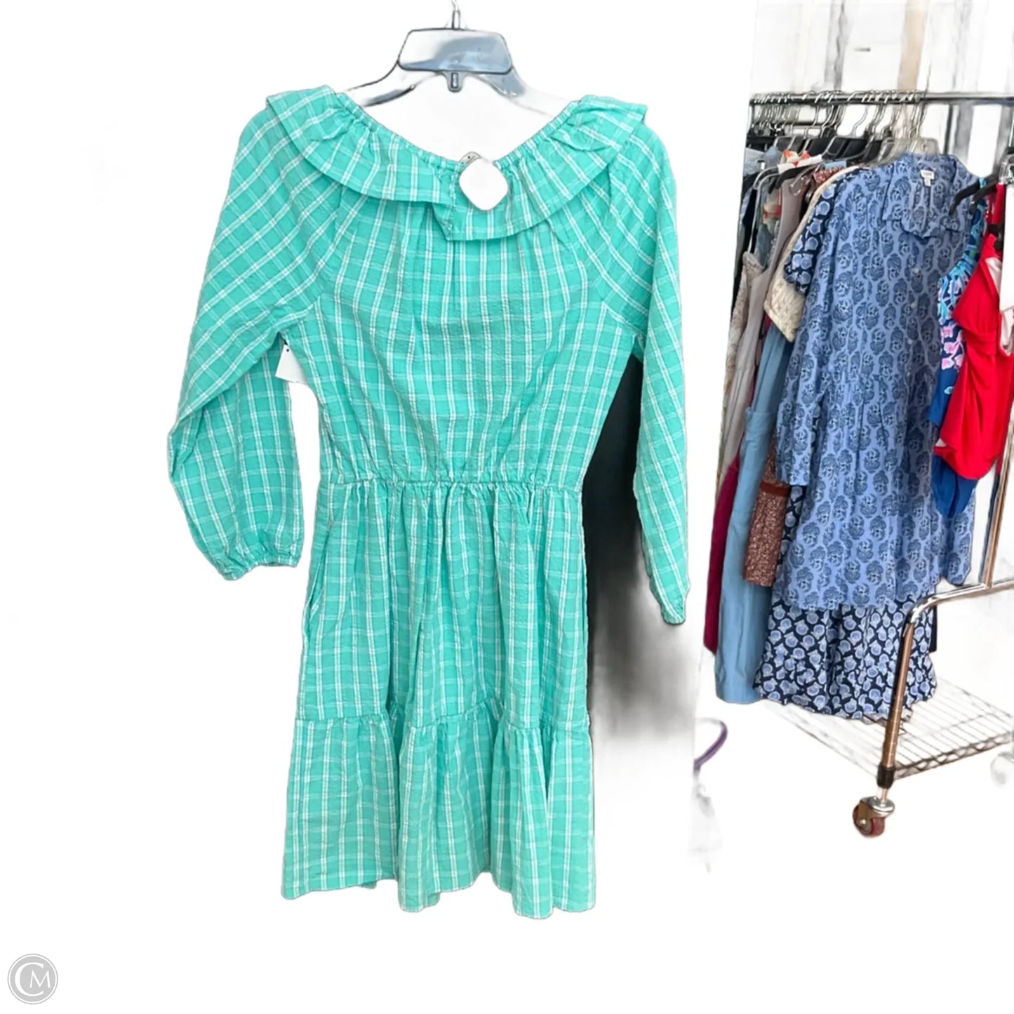 Dress Casual Midi By J. Crew In Blue, Size: Xs
