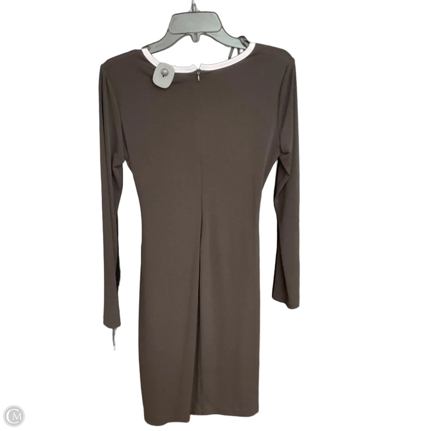 Dress Casual Midi By Calvin Klein In Black & Blue, Size: S