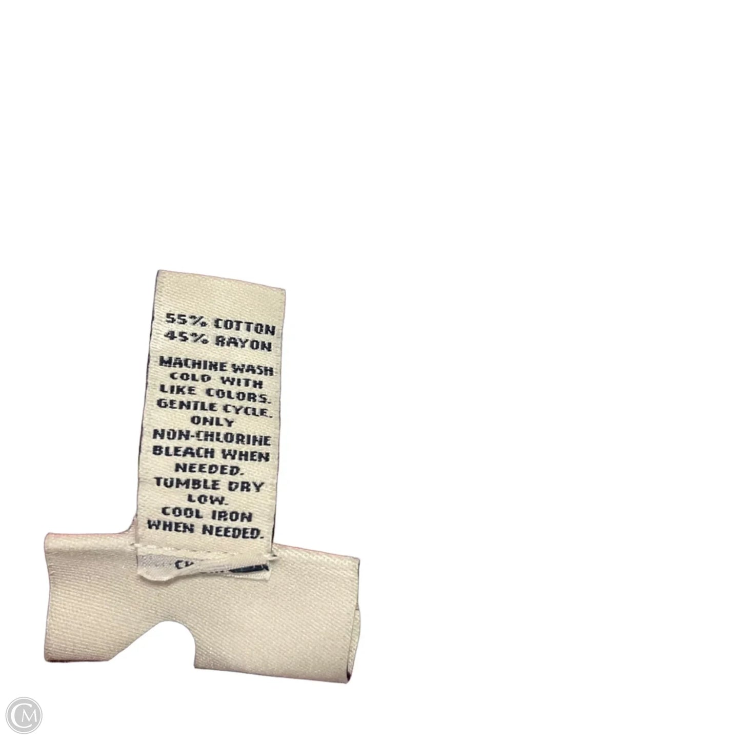 Top Short Sleeve By St Johns Bay In Floral Print, Size: Lp