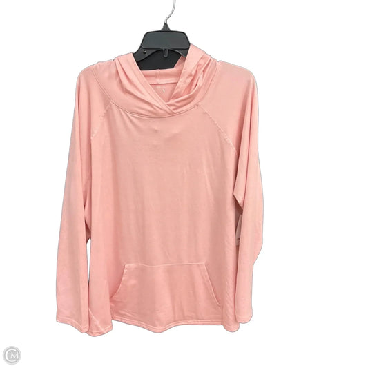 Sweatshirt Hoodie By Jockey In Pink, Size: 2x
