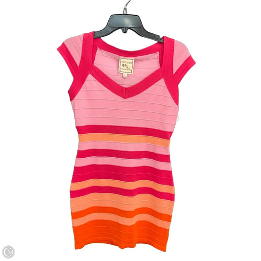 Dress Casual Midi By Pink Rose In Nautical Print, Size: M