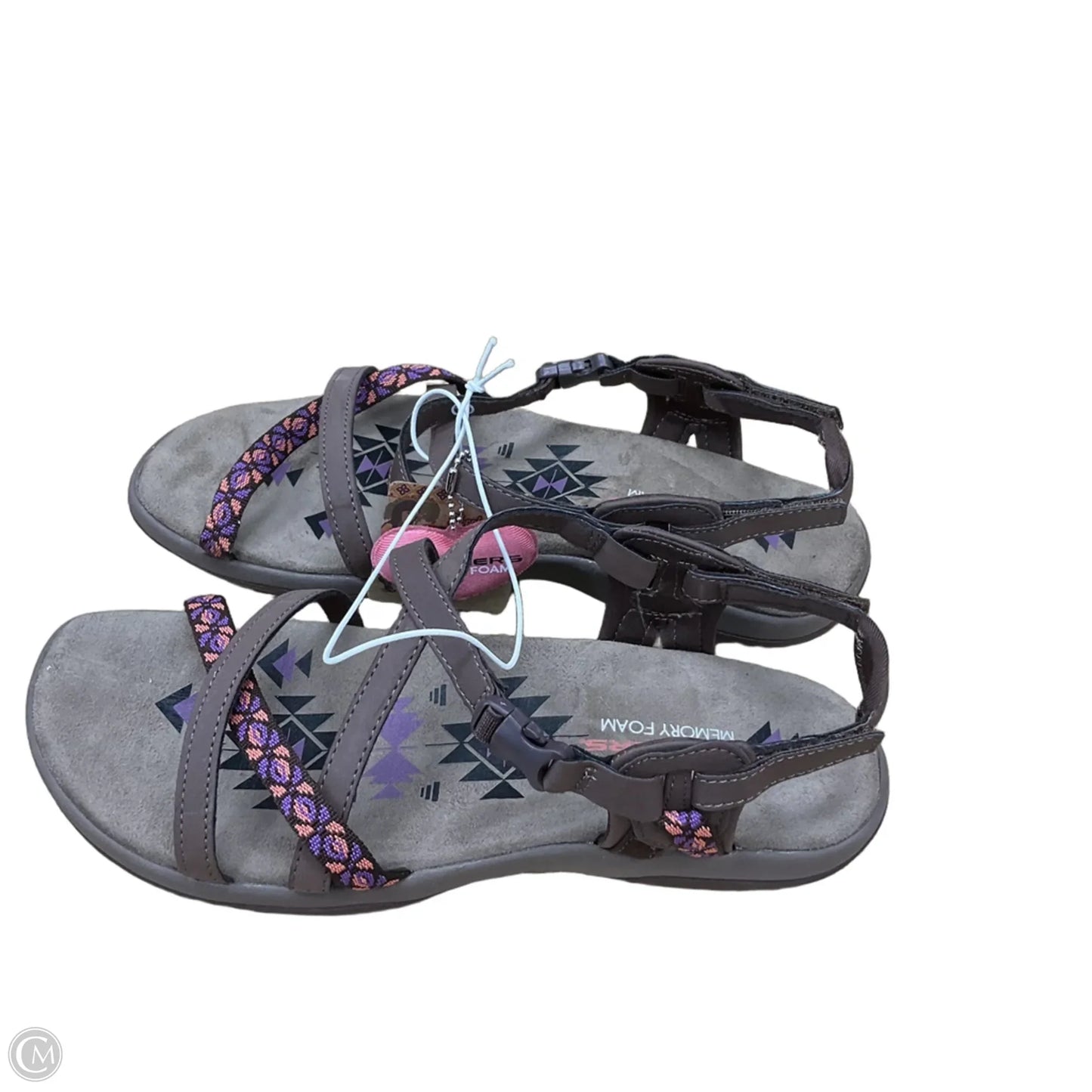 Sandals Flats By Skechers In Brown, Size: 10