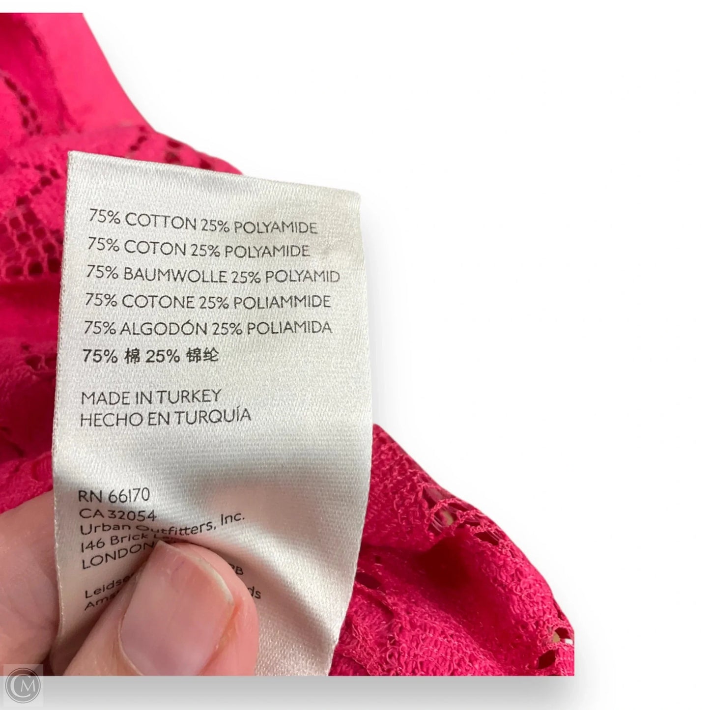 Blouse Short Sleeve By Maeve In Pink, Size: 16