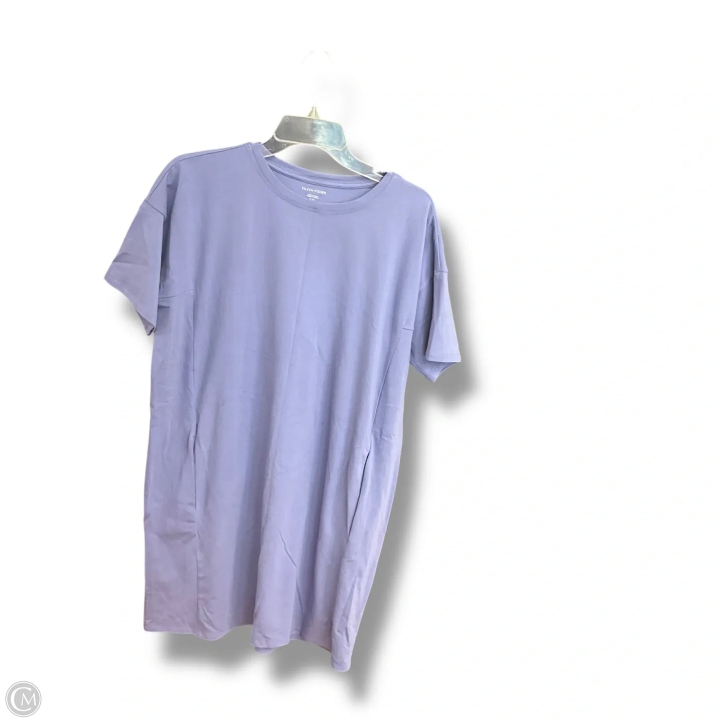 Dress Casual Midi By Eileen Fisher In Blue, Size: L