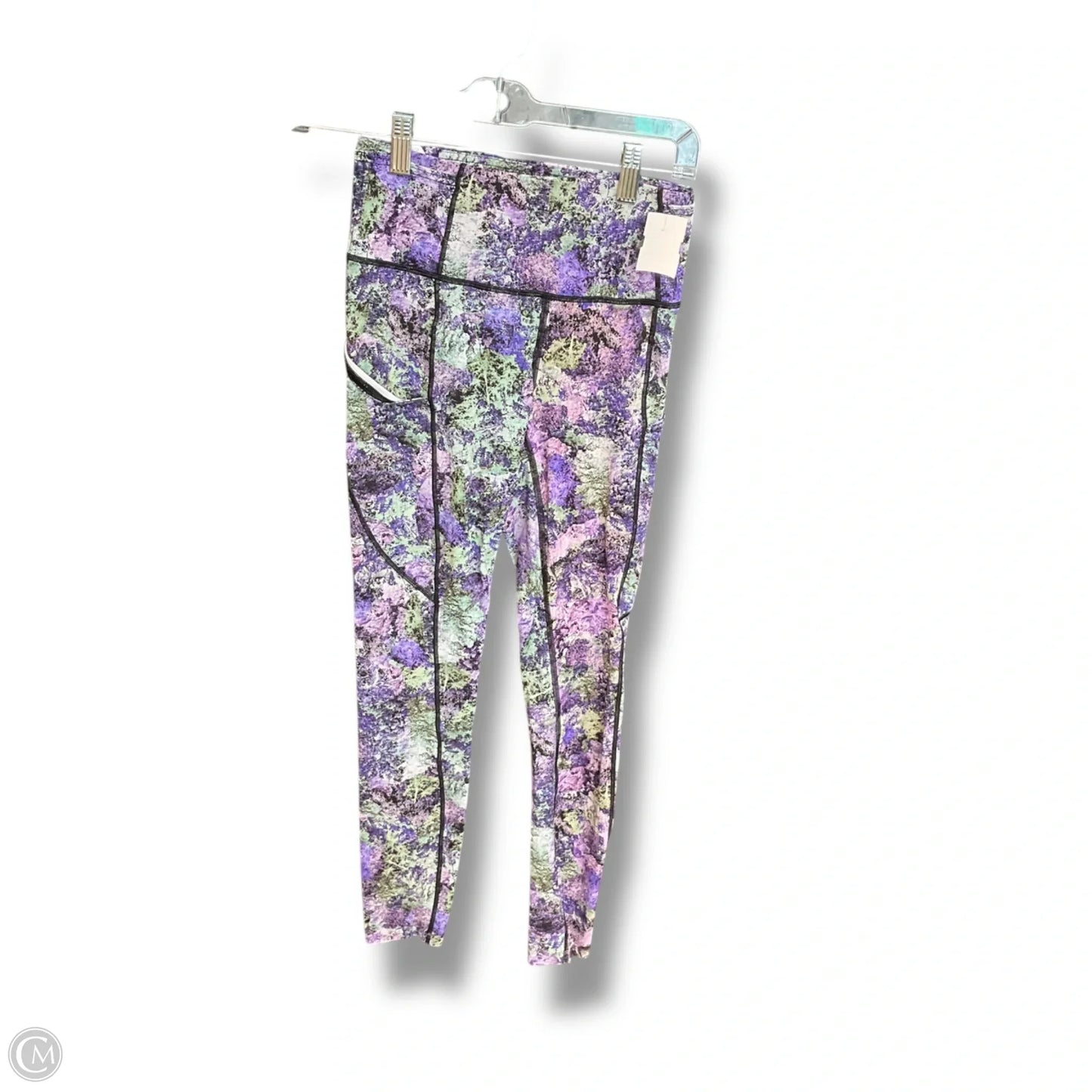 Athletic Leggings By Lululemon In Multi-colored, Size: 4