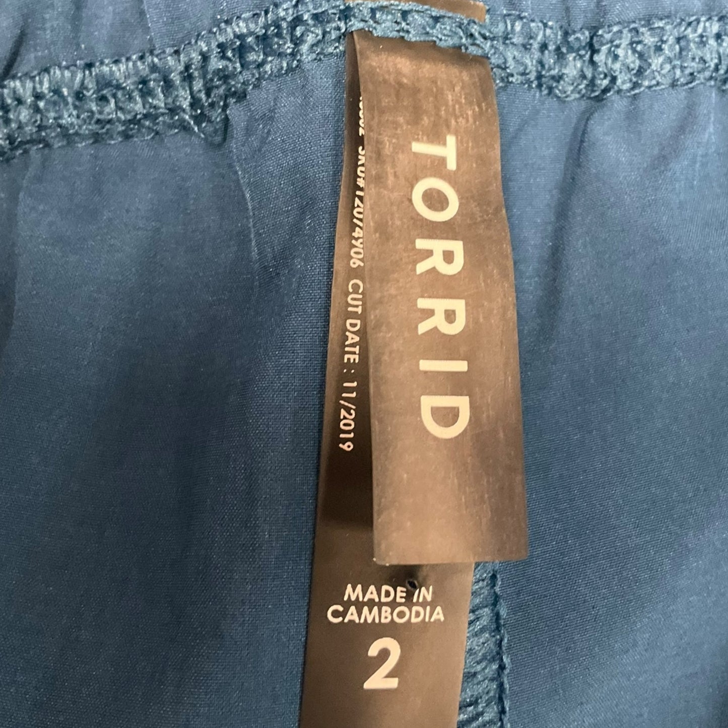 Athletic Shorts By Torrid In Blue, Size: 2x