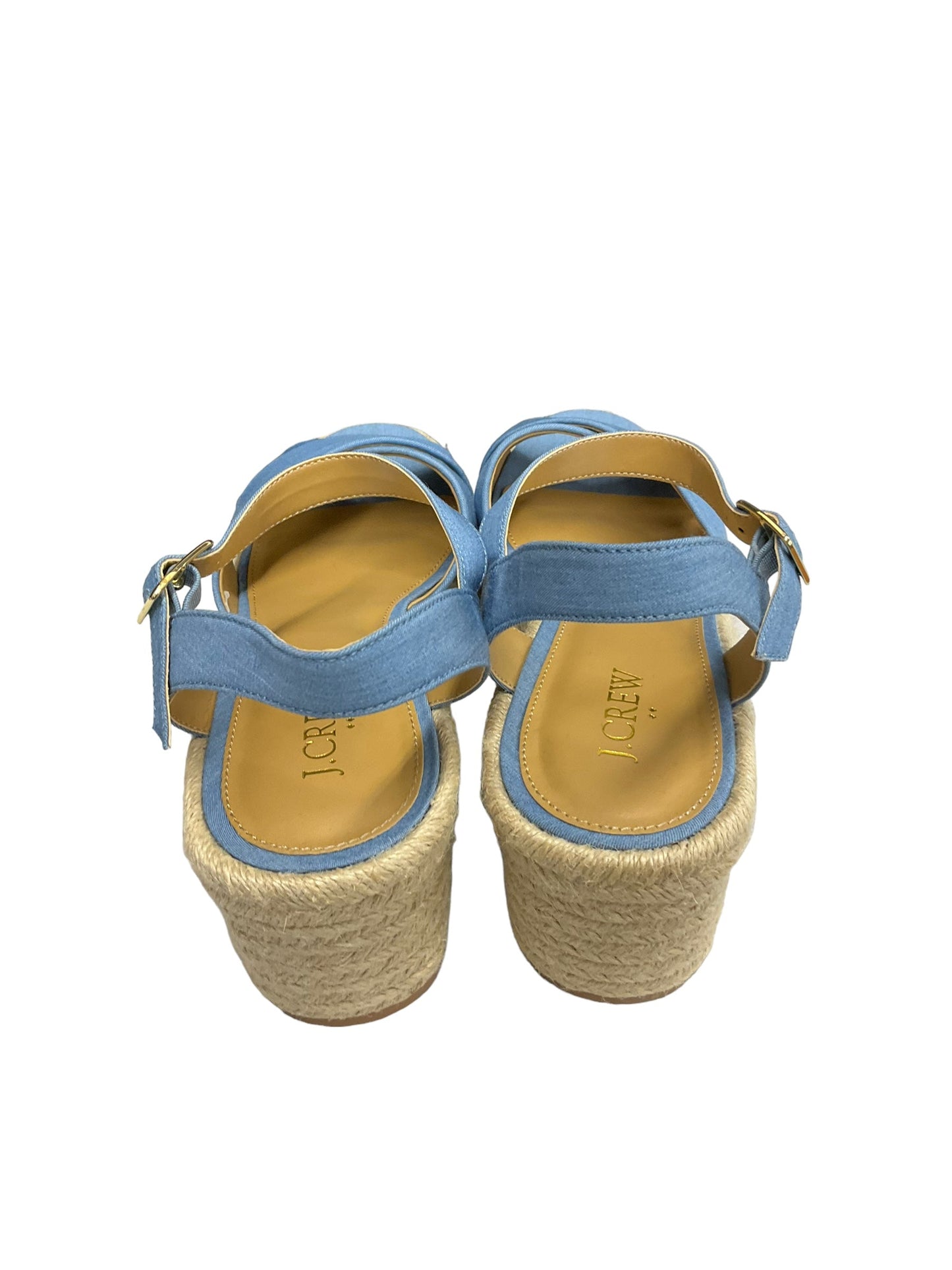 Shoes Heels Block By J. Crew In Blue, Size: 8