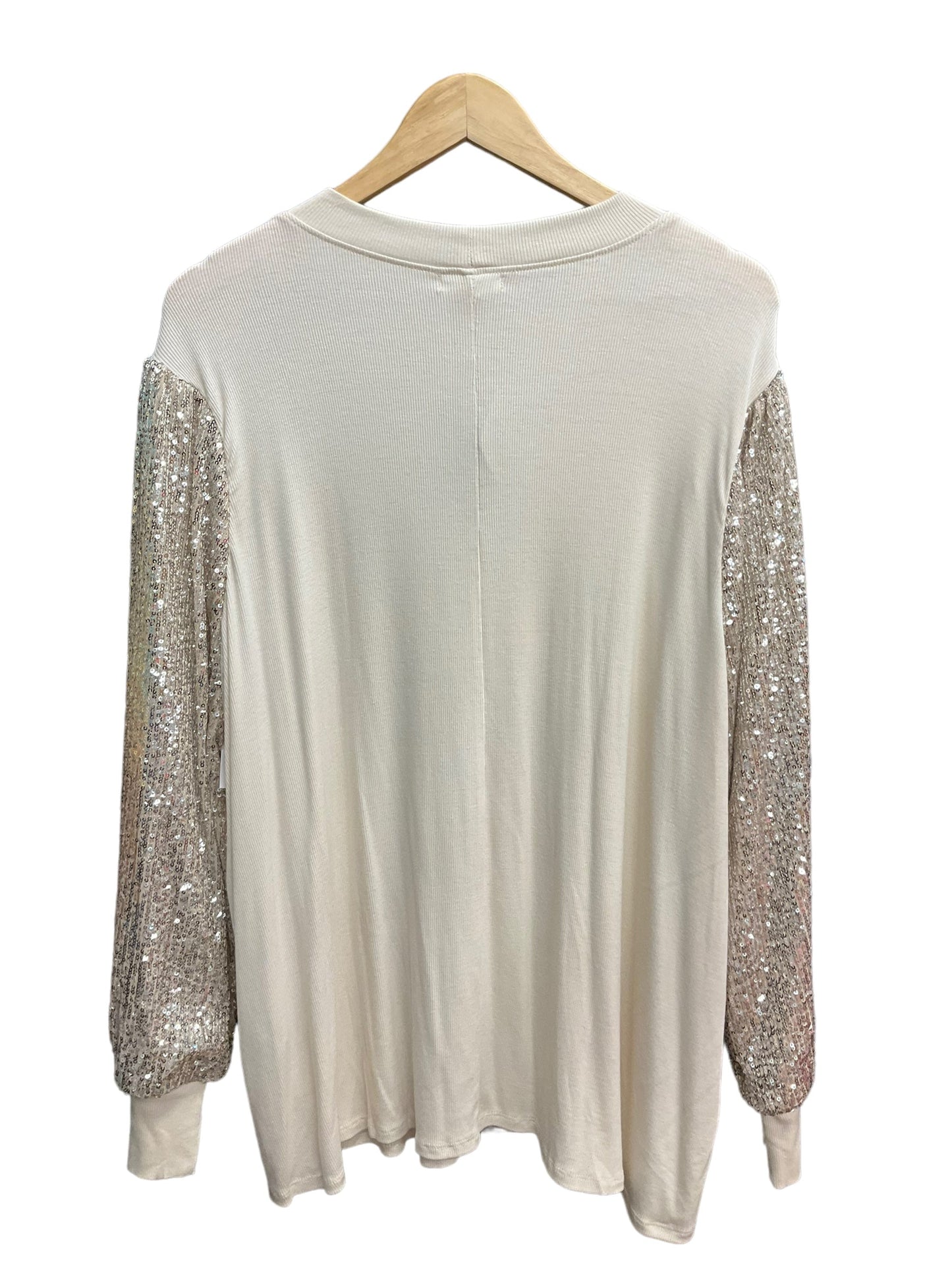 Gold Top Long Sleeve Maurices, Size 3x