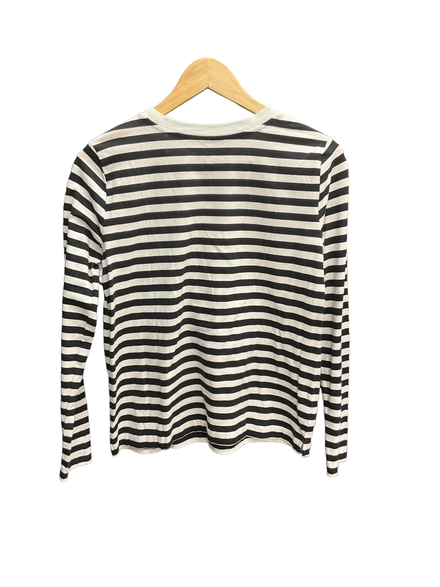 Striped Pattern Top Long Sleeve Basic Loft, Size M