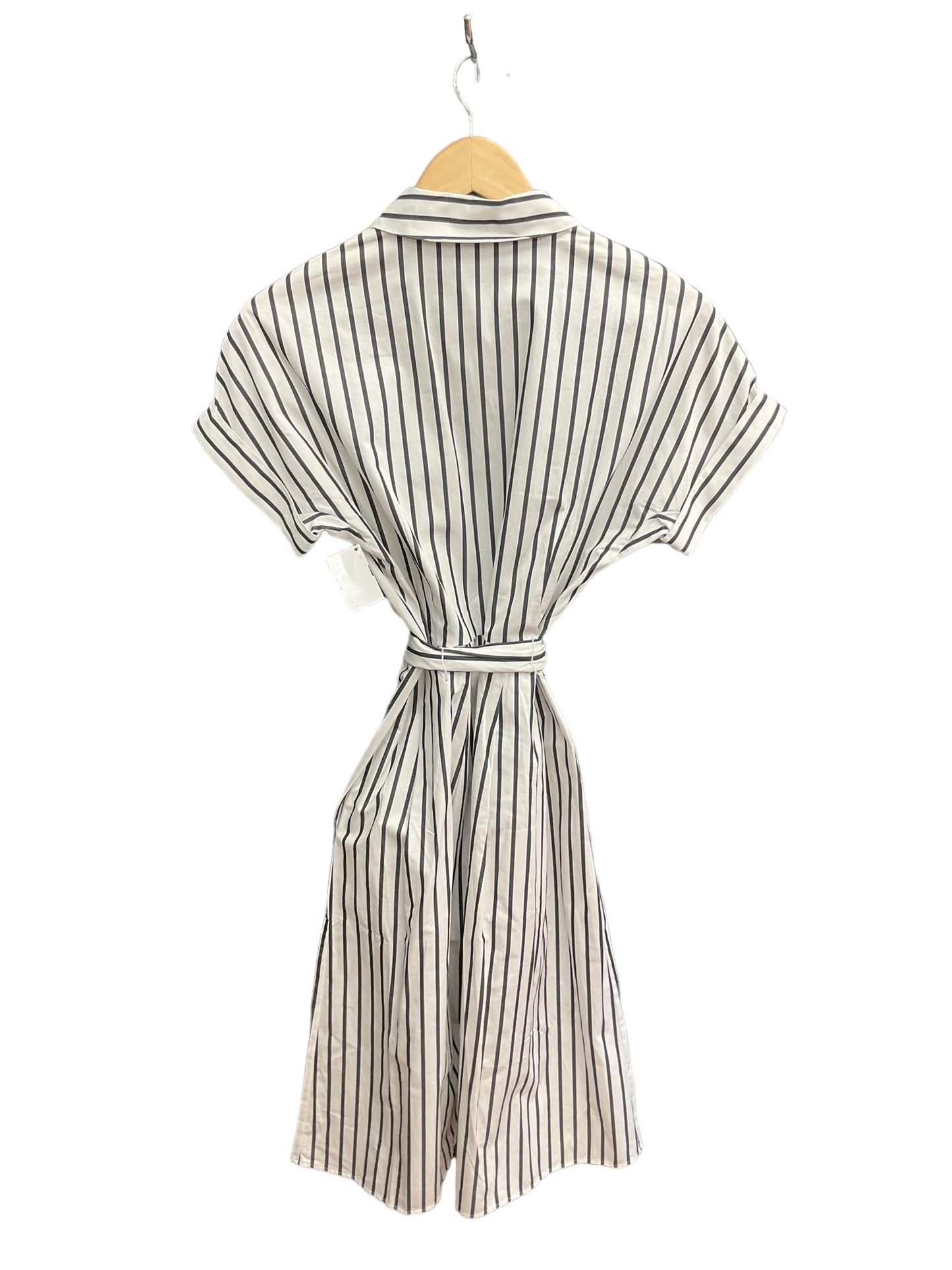 Striped Pattern Dress Casual Midi Talbots, Size S