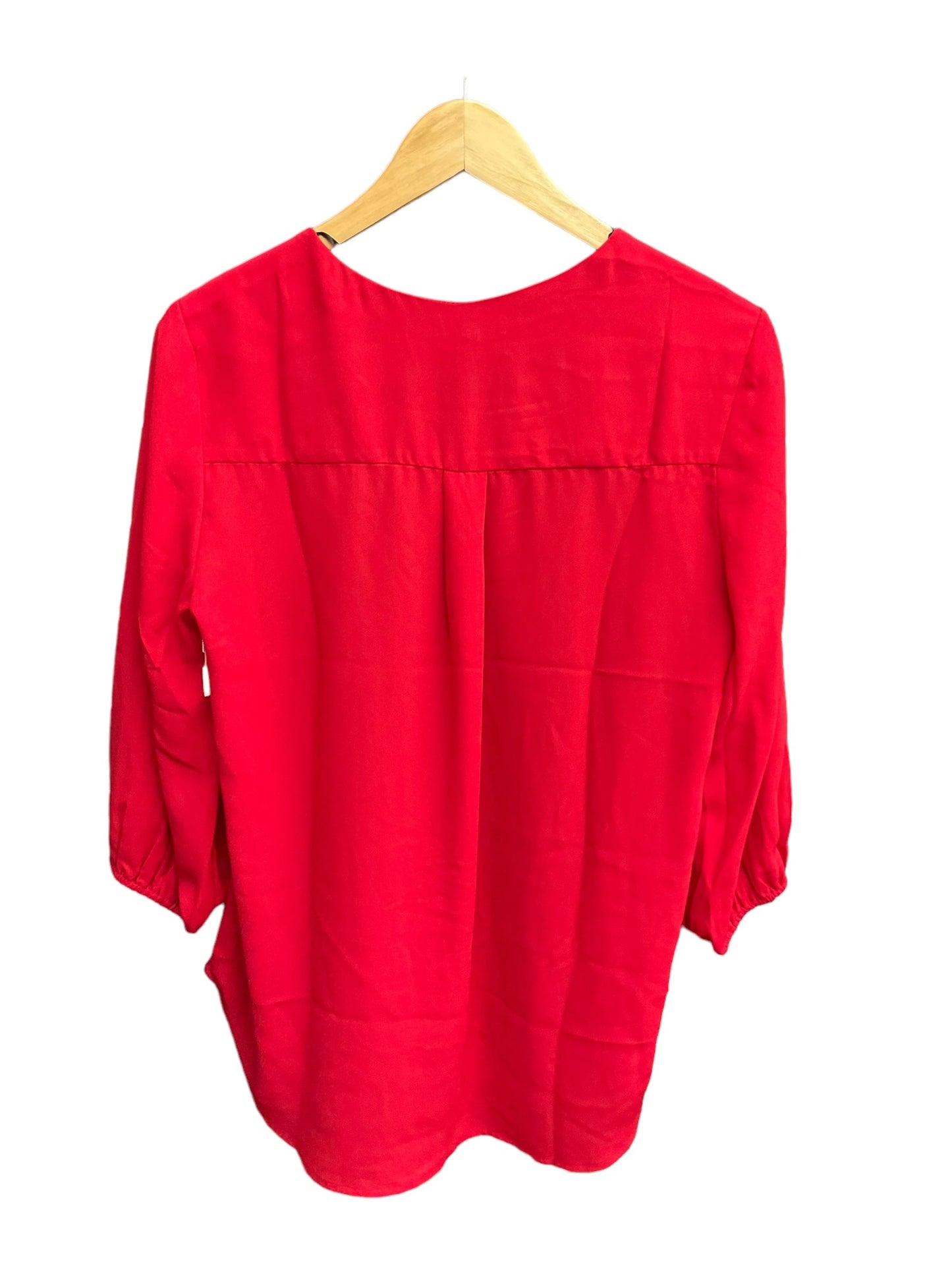 Red Top Long Sleeve Pleione, Size L