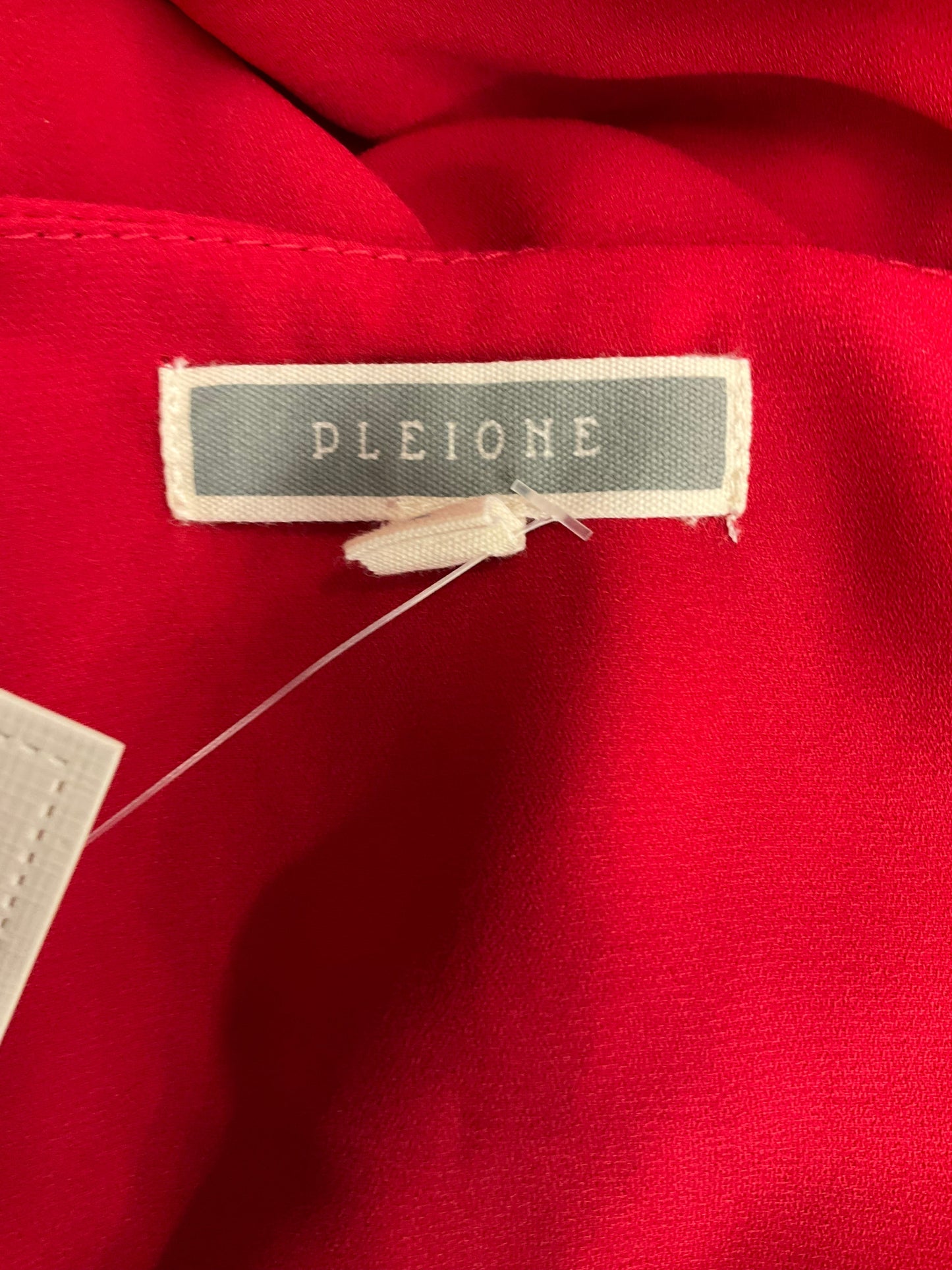 Red Top Long Sleeve Pleione, Size L