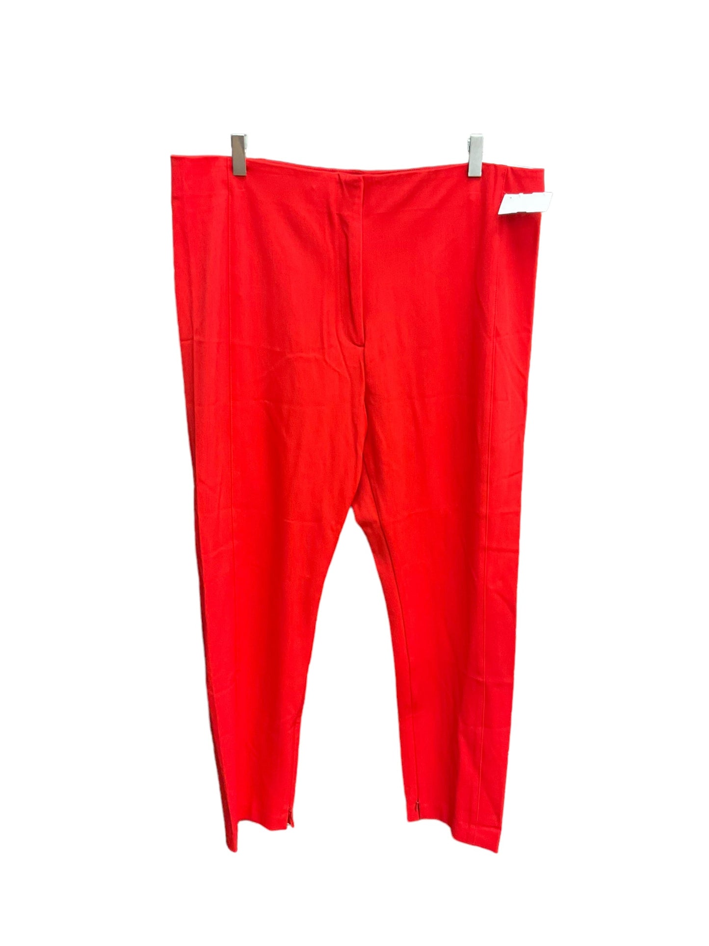 Red Pants Dress Ann Taylor, Size 16