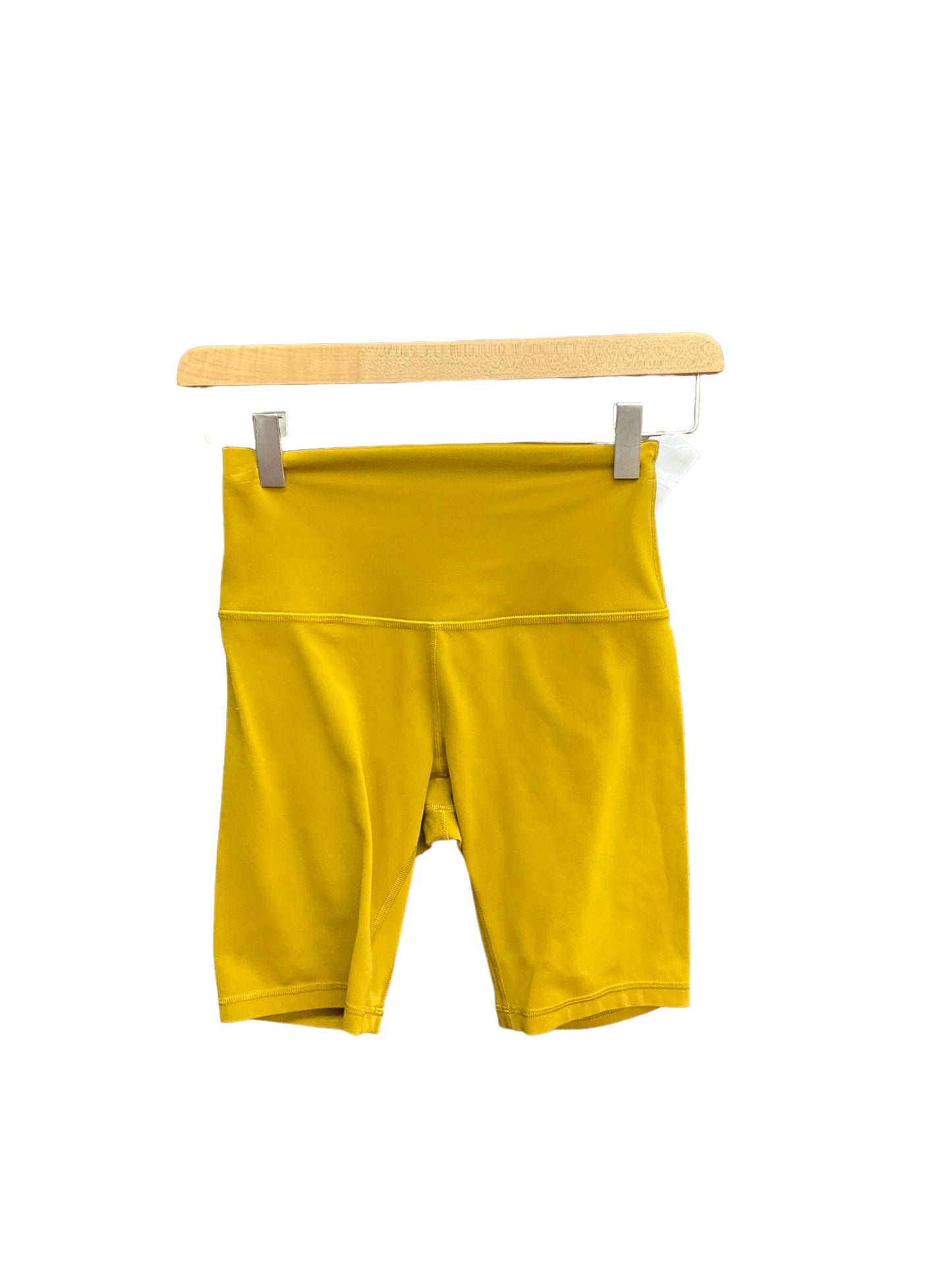 Yellow Athletic Shorts Lululemon, Size S
