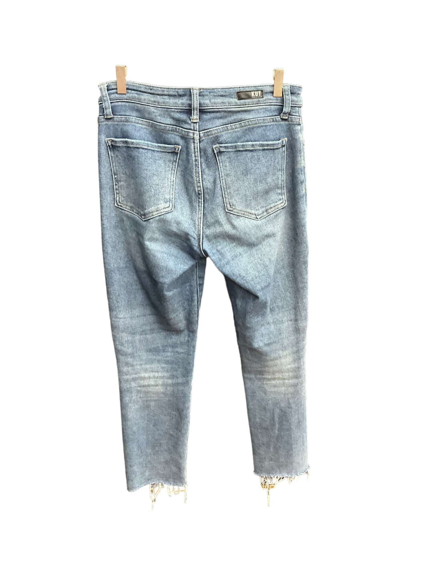 Jeans Straight By Kut In Blue Denim, Size: 2