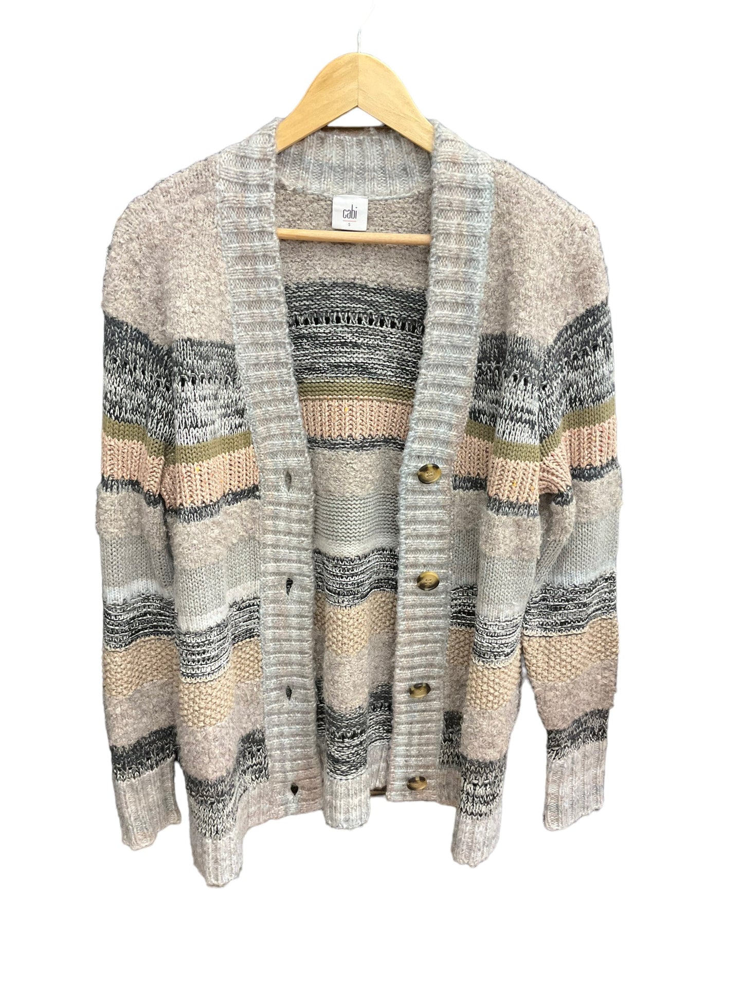 Multi-colored Sweater Cardigan Cabi, Size S