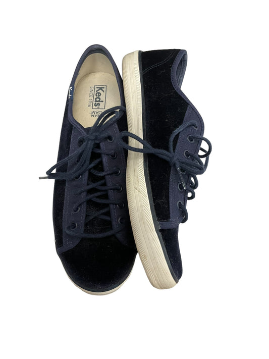 Navy Shoes Sneakers Keds, Size 9