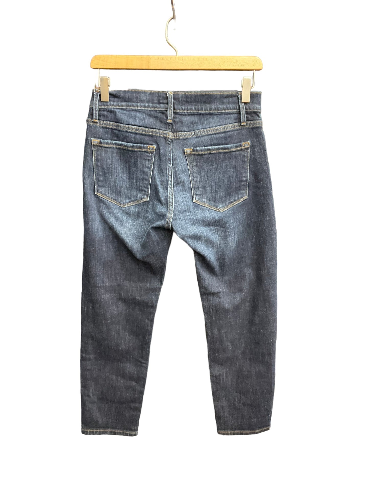 Blue Denim Jeans Cropped Frame, Size 0