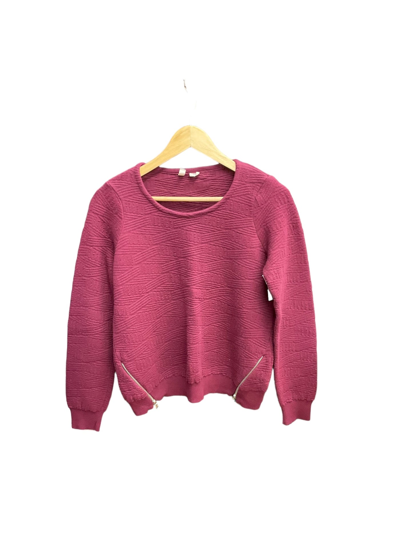 Top Long Sleeve By Moth In Red, Size: S